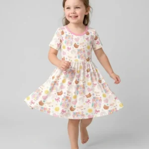 Jesus Loves Me This I Know Bamboo Twirl Dress