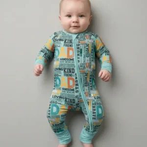 Dad Word Collage Bamboo Convertible Zippy