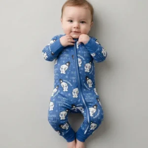 Blowing You Christmas Kisses Bamboo Convertible Zippy