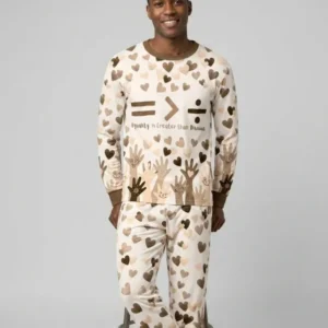 Equality Is Better Than Division Bamboo Men's Pajama Set
