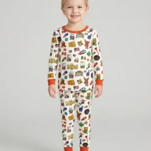 Soccer Cup 2026 Bamboo Two Piece Long Sleeve Pajama Set