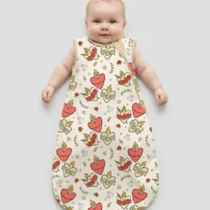 Three Sacred Hearts Bamboo Sleep Bag