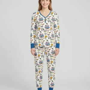 Soccer Fever 2026 Family Matching Bamboo Women Pajama Set
