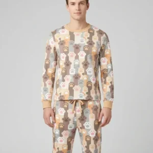 Grabby Paws Bamboo Men's Pajama Set