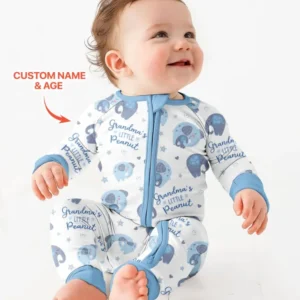Little Peanut Baby Elephant Bamboo Convertible Zippy