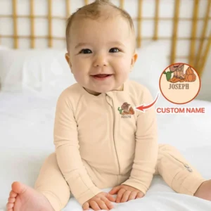 Personalized Spooky Cowboy Cowgirl Bamboo Convertible Zippy
