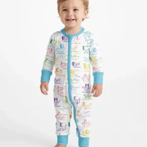 Dino Alphabet ABC Bamboo Convertible Zippy