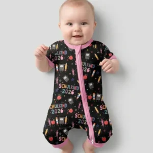 First Day Fun 2026 Bamboo Shorty Zippy