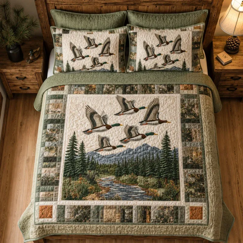 Marsh Haven Bamboo Quilt Bedding Set