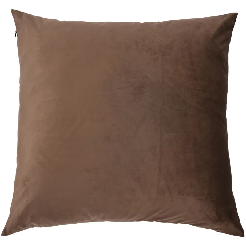 Maryann Chocolate Velvet 24"x24" Cushion