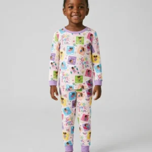God Says I Am Black Girl Bamboo Two Piece Long Sleeve Pajama Set