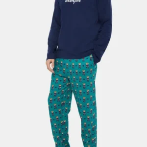 Pyjama long Homme Green de champion Marine et Vert 7