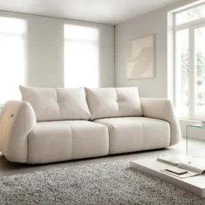 Designer Sofa Camira mit elektrischer Schlaffunktion