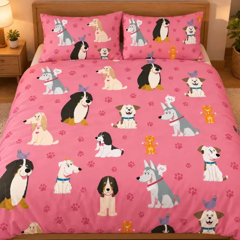 Puppy Party Pals Bamboo Bedding Set