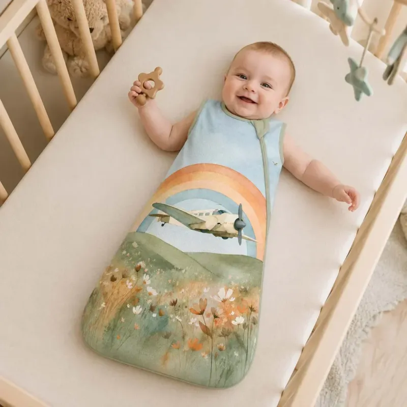 Rainbow Meadow Flight Bamboo Sleep Bag
