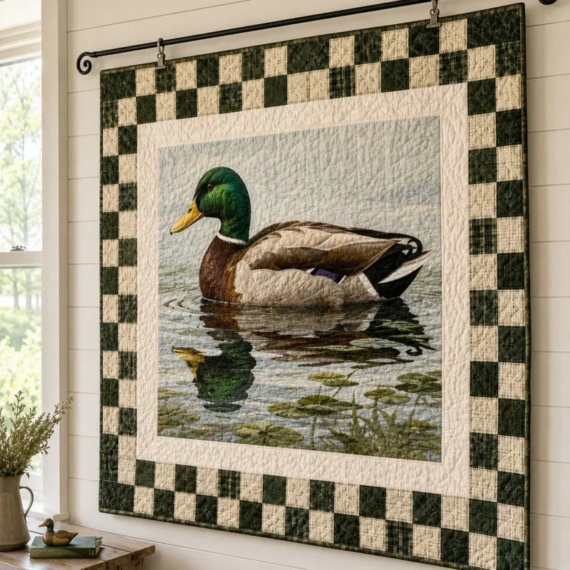 Rustic Feathers Bamboo Quilt Blanket