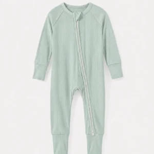 Sage Ribbed Bamboo Convertible Zippy