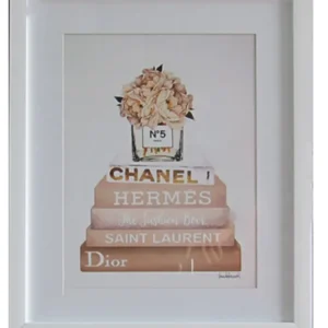 Champagne Chanel No. 5 Framed Print