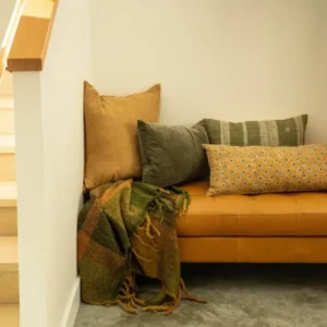 Teton Textured Mohair Throw Brown