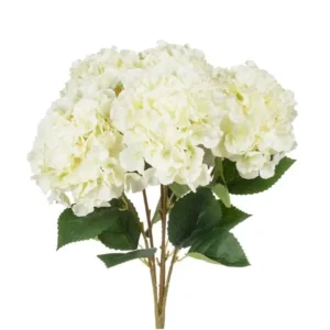 Large 5 Stem Hydrangea Shade White