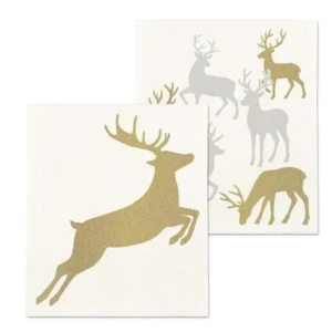 The Amazing Swedish Dishcloth Glitz Reindeer