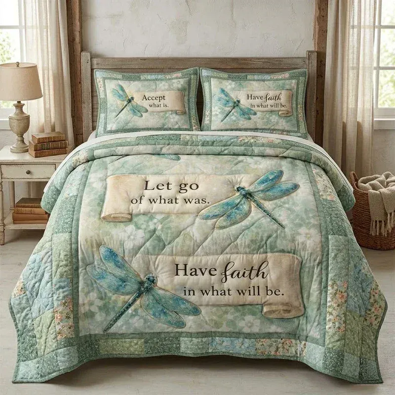 Serene Acceptance Bamboo Quilt Bedding Set