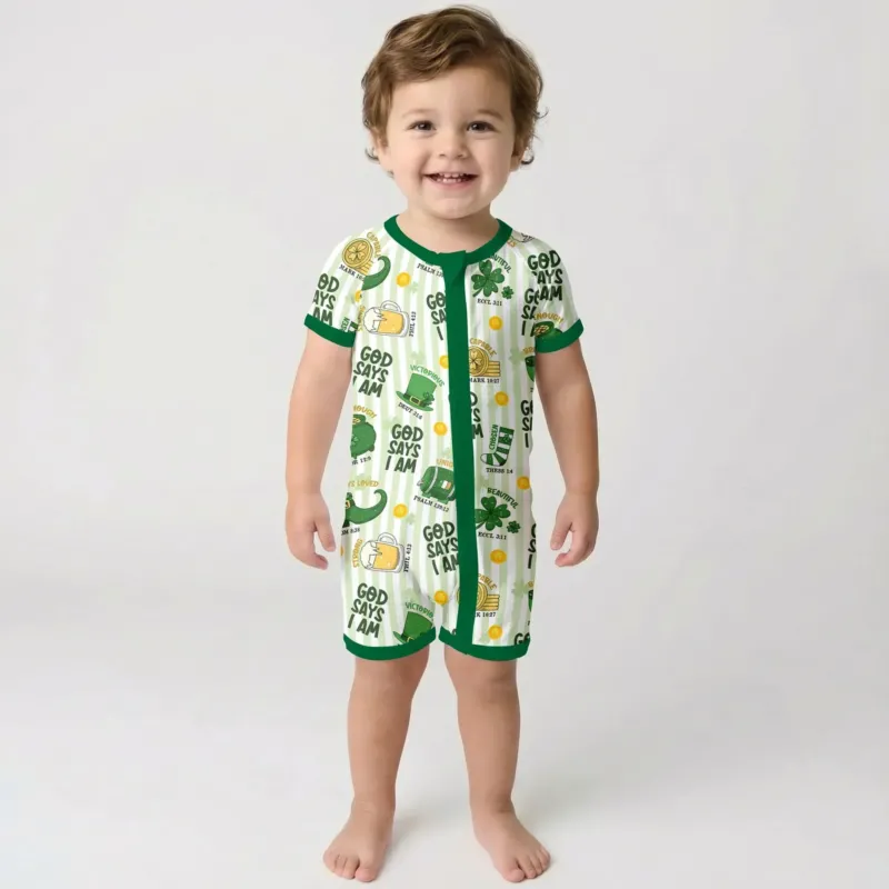 God Says I Am - Lucky & Loved Bamboo Shorty Zippy