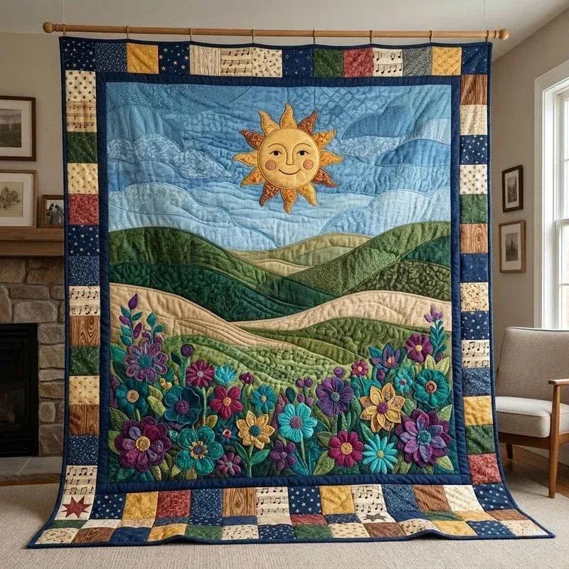 Sunny Note Valley Bamboo Quilt Blanket