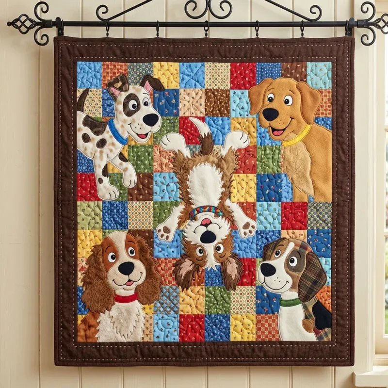 Sunny Paws Bamboo Quilt Blanket