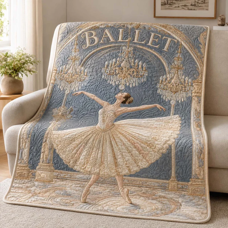 Swan Princess Duo Bamboo Quilt Blanket