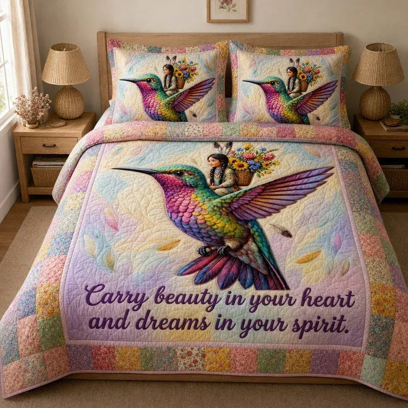 Sweet Cargo Bamboo Quilt Bedding Set