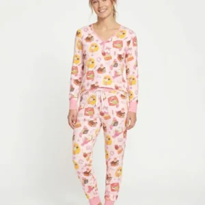 Little Book Worm Family Matching Bamboo Women Pajama Set