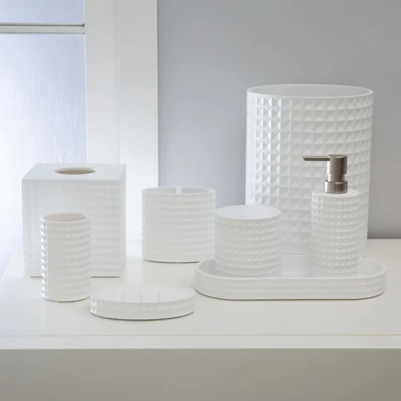 Braemar White Resin Lotion Dispenser