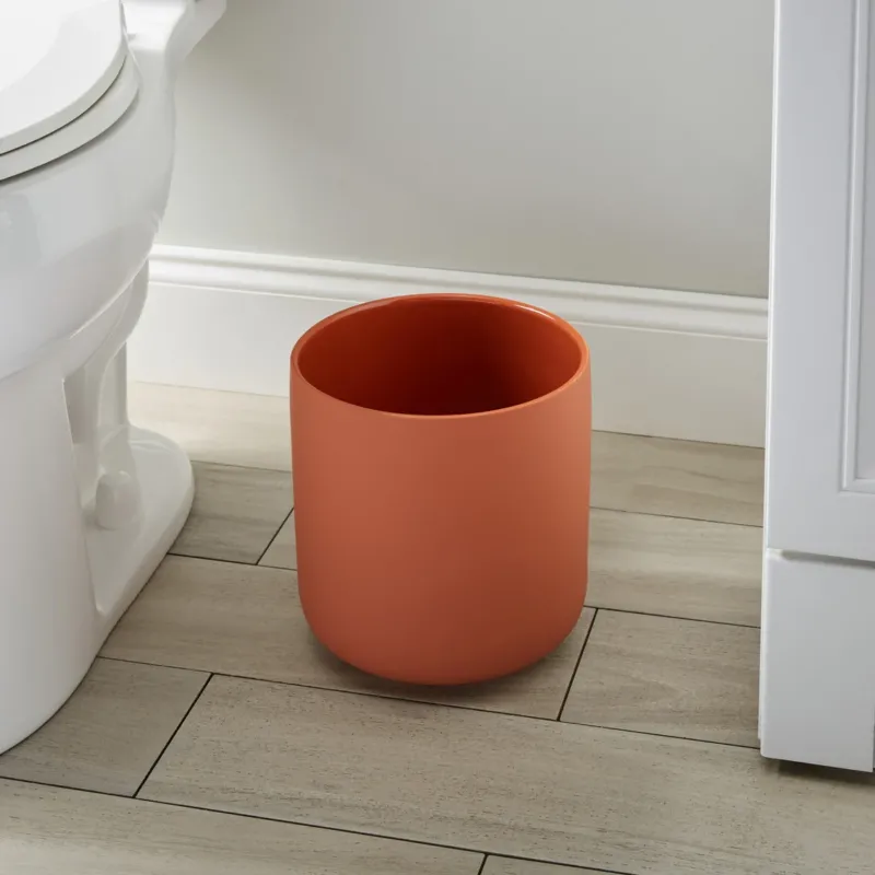 Callan Terra Cotta Ceramic Waste Paper Basket