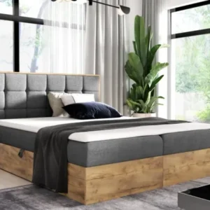 Designer Holzbett Kinea mit Stauraum - Luxusbetten24