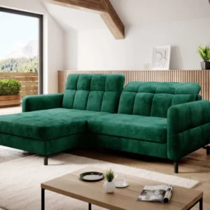Designer Sofa Loria mit Schlaf- und Klappfunktion - Luxusbetten24