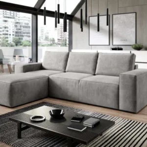 Designer Sofa Solaris mit Schlaffunktion und Stauraum - Luxusbetten24