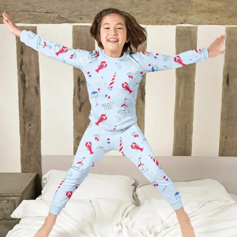 East Coast Two Piece Long Sleeve Pajama Set , East Coast Two Piece Long Sleeve Pajama Set - 12-18M