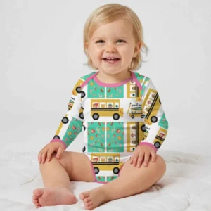 School Bus Adventures Bamboo Bodysuit