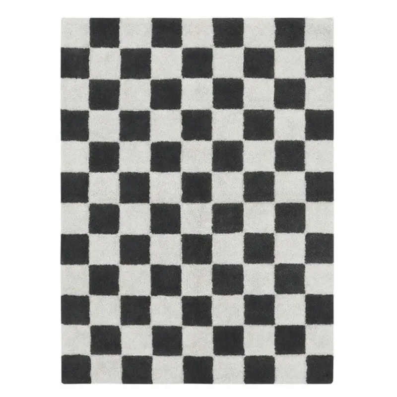 LORENA CANALS - Tapis Lavable "Kitchen Tiles" Gris Foncé 170 x 240 cm