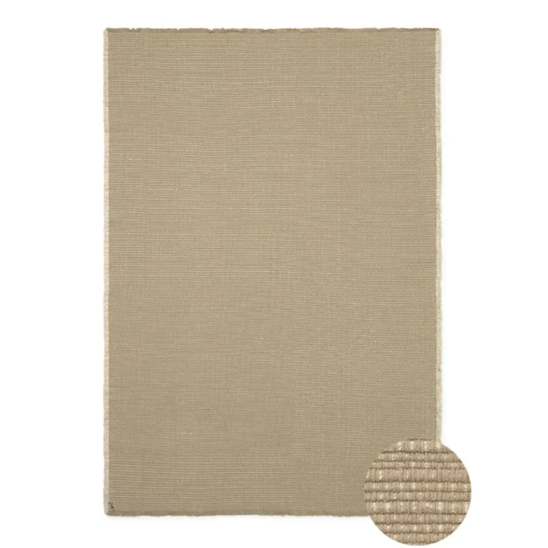 LORENA CANALS - Tapis Tissé À La Main Beige 140 X 200 Cm