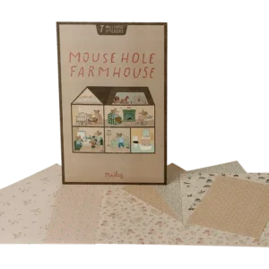 MAILEG-Papier Peint Autocollant, Maison Farmhouse