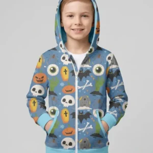 Little Monsters Bamboo Zip Hoodie