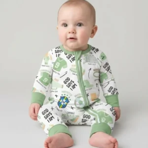 Personalized God Says I Am SOCCER Bamboo Convertible Zippy