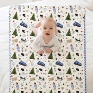 North Pole Adventure Bamboo Blanket