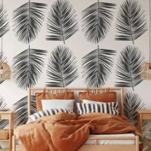 MUNKS & ME - Papier Peint Chambre Enfant à Motif Répété - Knox Feuilles