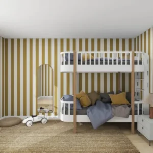MUNKS & ME - Papier Peint Panoramique Pour Enfants - À Rayures Circus Mousse