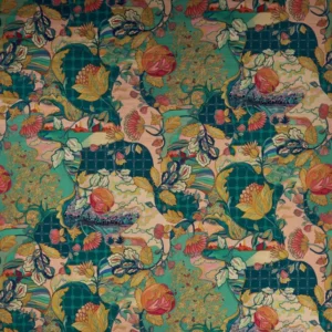 Osborne & Little Hartfield Stoff mit mehrfarbigem botanischem Muster – F7406-01