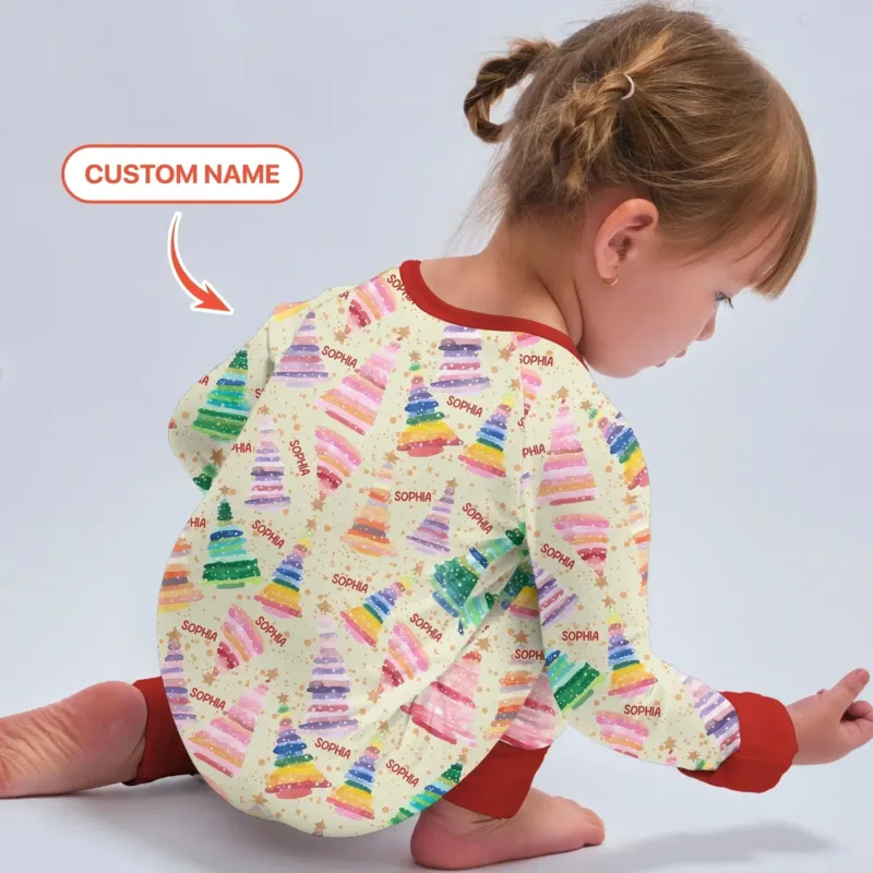 Personalized Twinkle Christmas Trees Convertible Zippy , Personalized Twinkle Christmas Trees Convertible Zippy - 0-3M