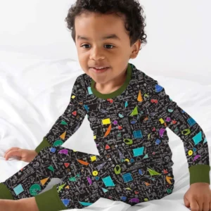 STEM Sketchbook Bamboo Two Piece Long Sleeve Pajama Set